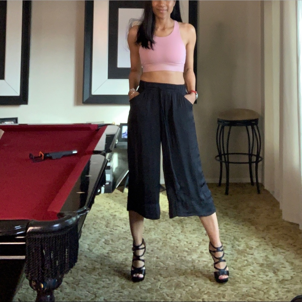 Light Weight Satin Culottes